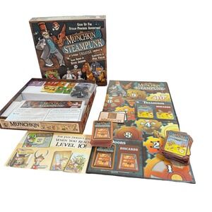 Munchkin Steampunk Deluxe Board Game Steve Jackson Games 1st Edition 2015